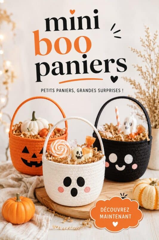 Un mini panier coloré rempli de douceurs et de surprises pour enfants.