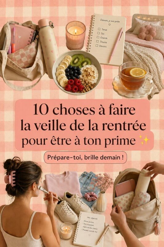 Une maman et son enfant préparant la rentrée scolaire ensemble, affichant un moment chaleureux et complice.