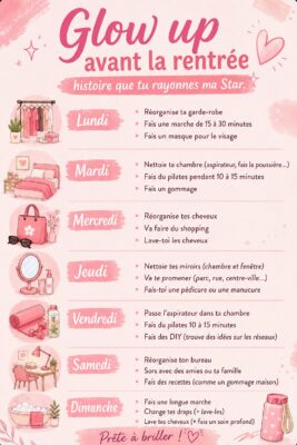 Femme souriante avec une peau éclatante, prête pour la rentrée