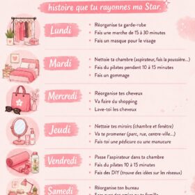 Femme souriante avec une peau éclatante, prête pour la rentrée