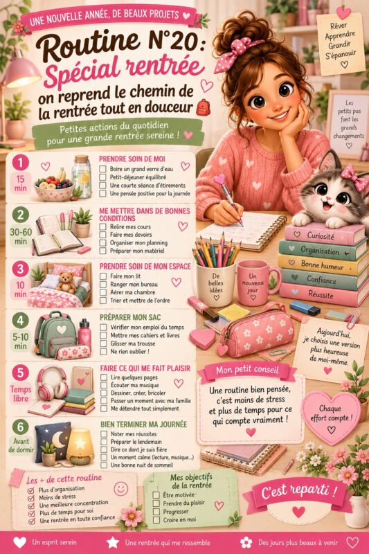 Une mamie et son petit-fils établissant une routine matinale joyeuse avant la rentrée.