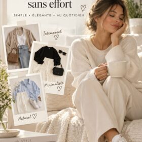 Maman portant une tenue chic et confortable au parc