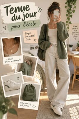 Ensemble coloré d'enfants en tenue scolaire joyeuse