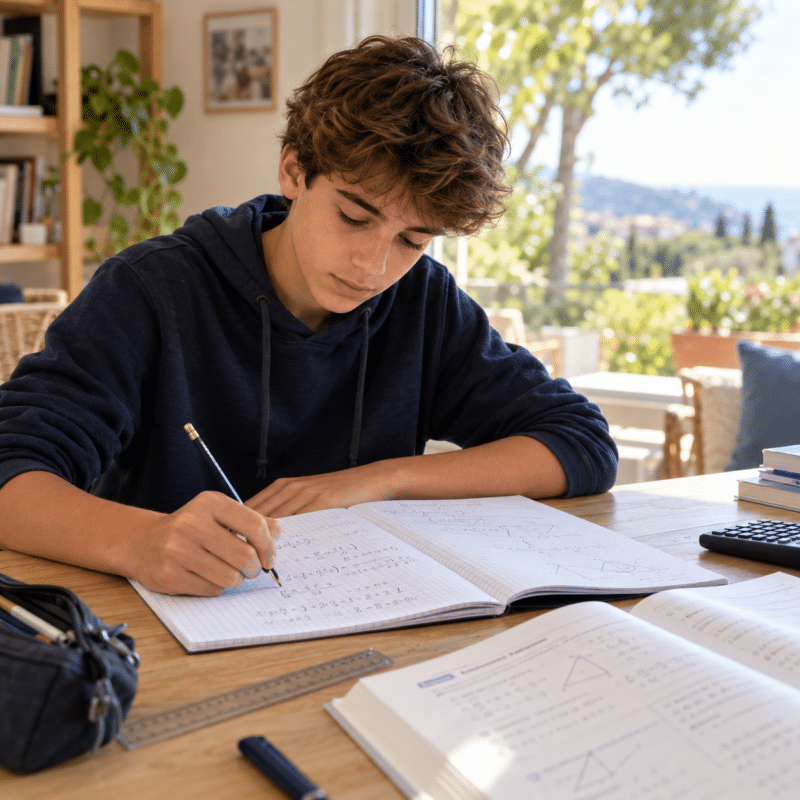 Réviser les maths pendant les vacances