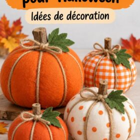 Une famille heureuse sculptant des citrouilles ensemble pour Halloween