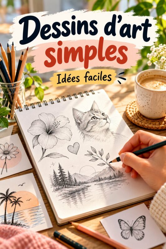 Des enfants réalisant des dessins simples et colorés ensemble