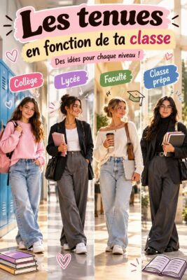 Un enfant portant une tenue stylée pour l'école
